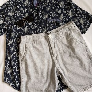 ❌SOLD❌ Men's Linen Pinstripe Express Shorts